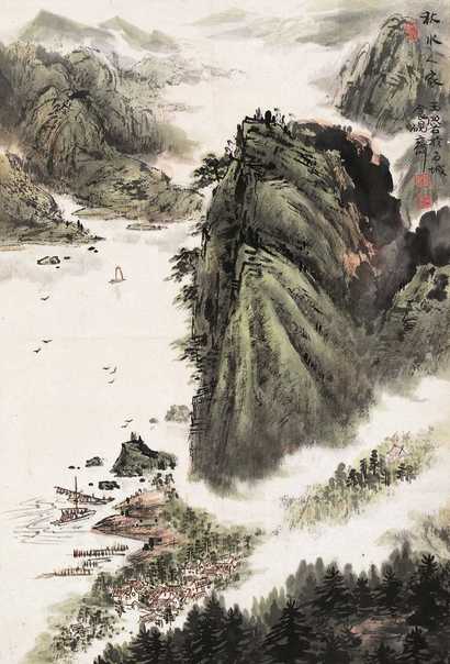 宋玉麟 山水 立轴
